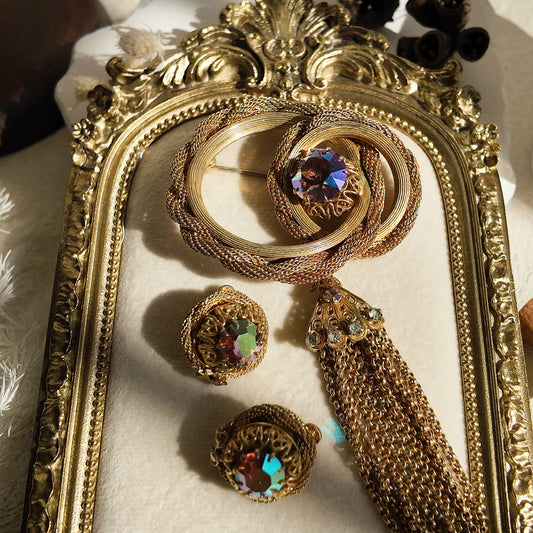 Vendôme "Golden Fleece" Tassel Brooch Set