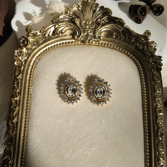 TRIFARI Crystal "Magic Mirror" Studs