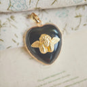 The Cherub's Gaze Heart Pendant