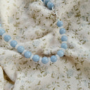 The Celestial Grace Angelite Necklace