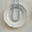 The Celestial Grace Angelite Necklace