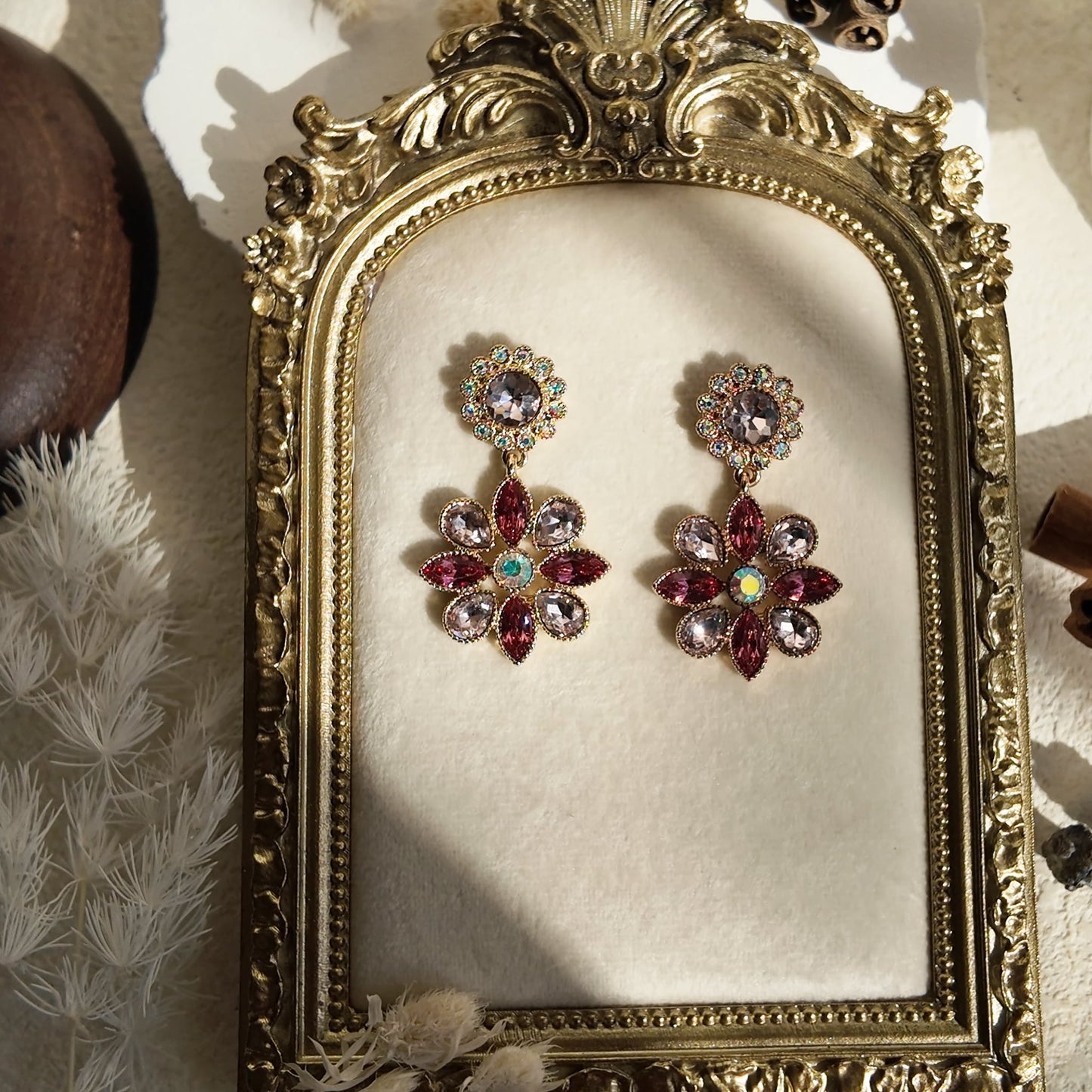 Monet Garden Queen's Floral Dangles