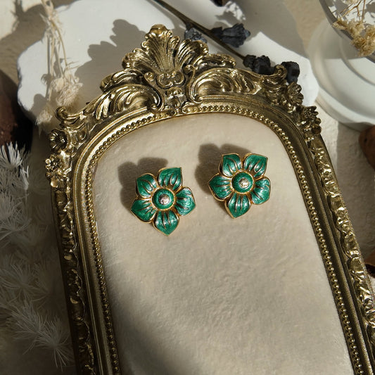 The White Lotus Enamel Clips