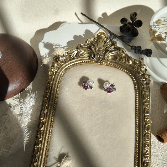 The Winter Rose Studs