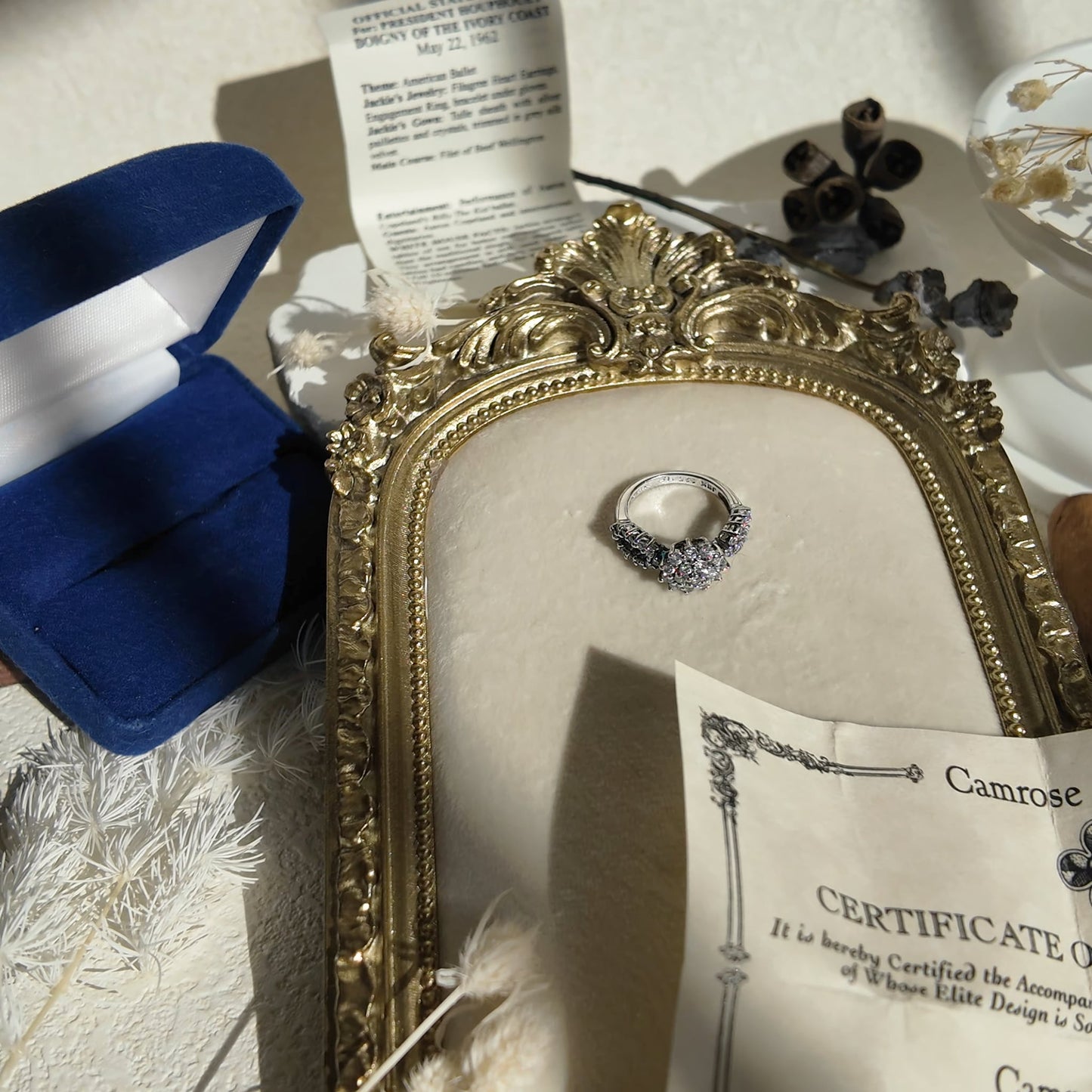 JBK Sterling Silver "Debutante's" Ring