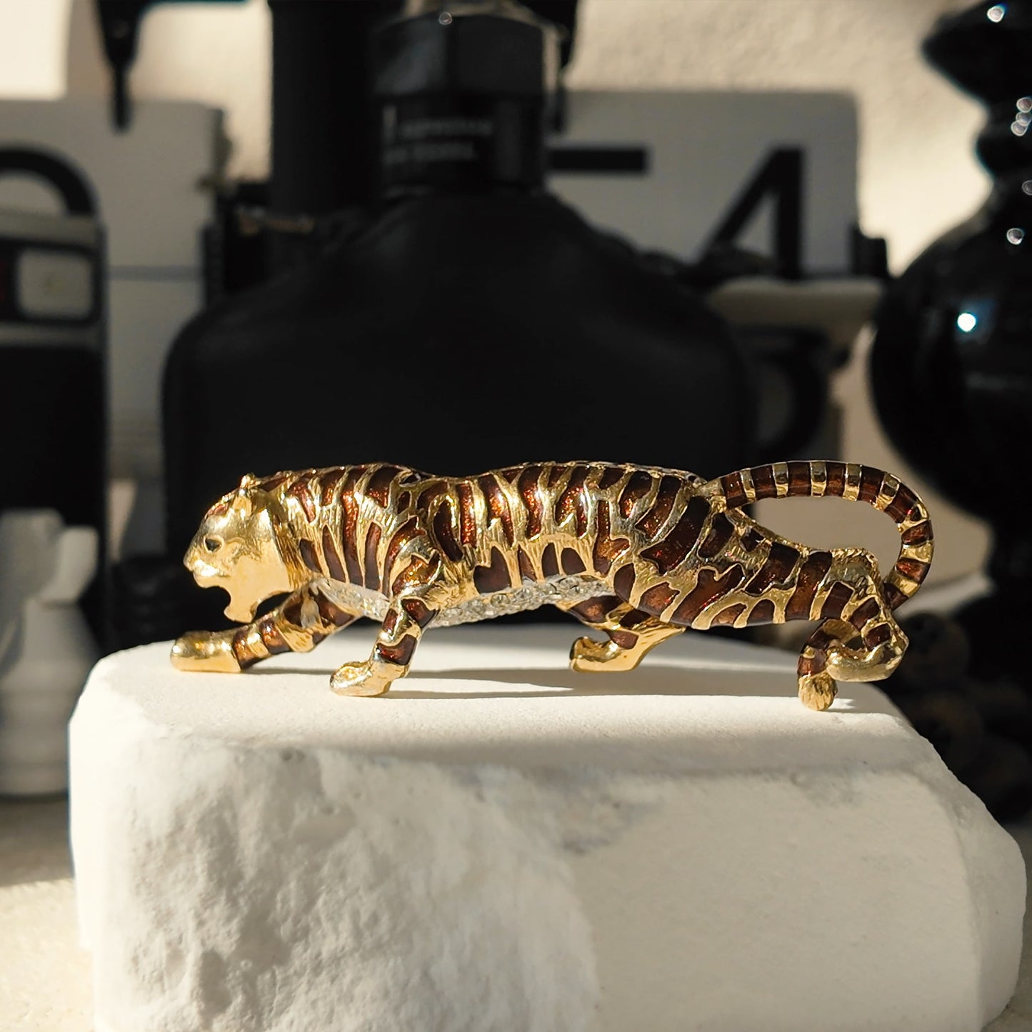 "Untamed" Tiger Statement Brooch