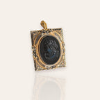 "Hearthside" Cameo Brooch