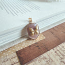 The Elysian Flutter Strawberry Quartz Pendant