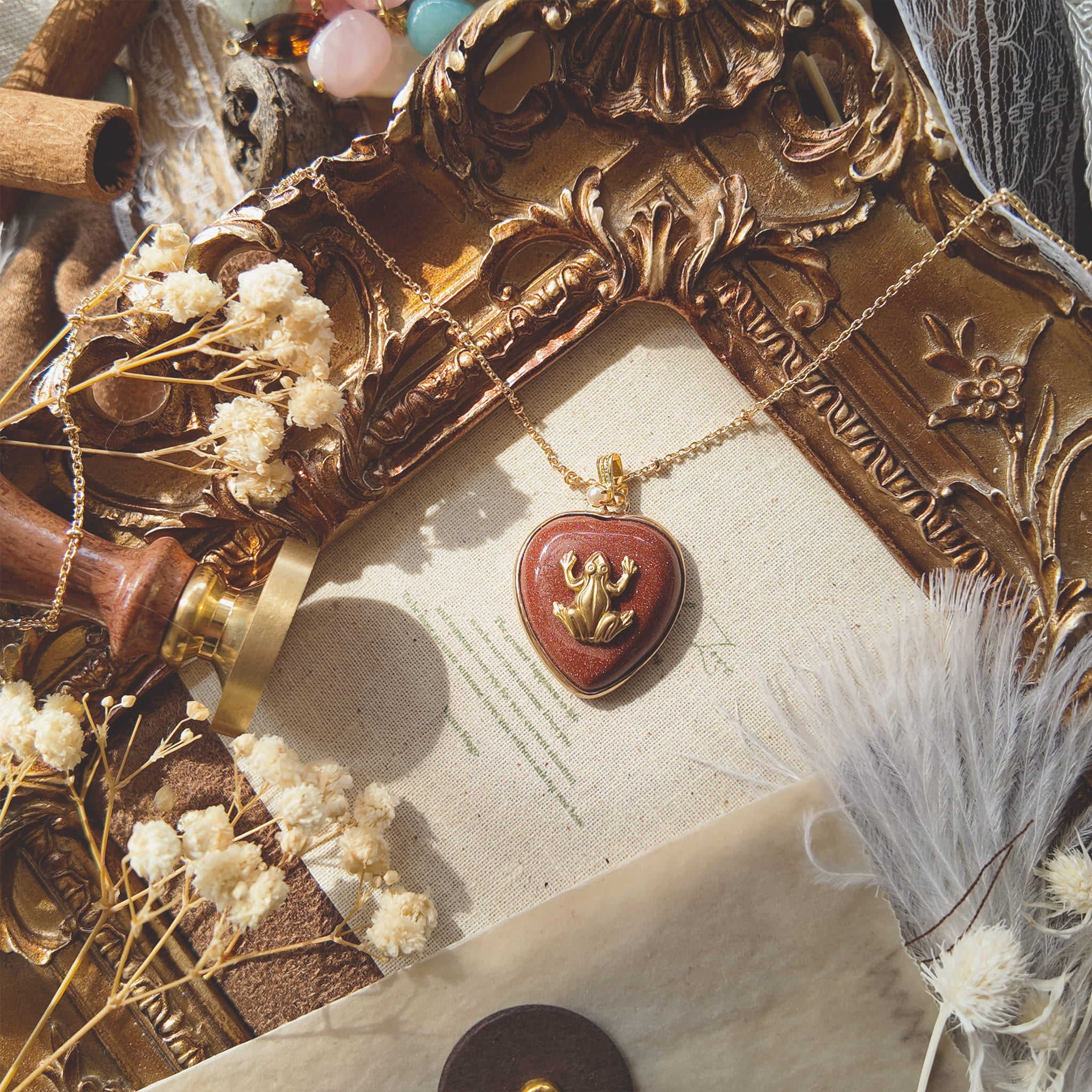 The Sparkle Frog Pendant