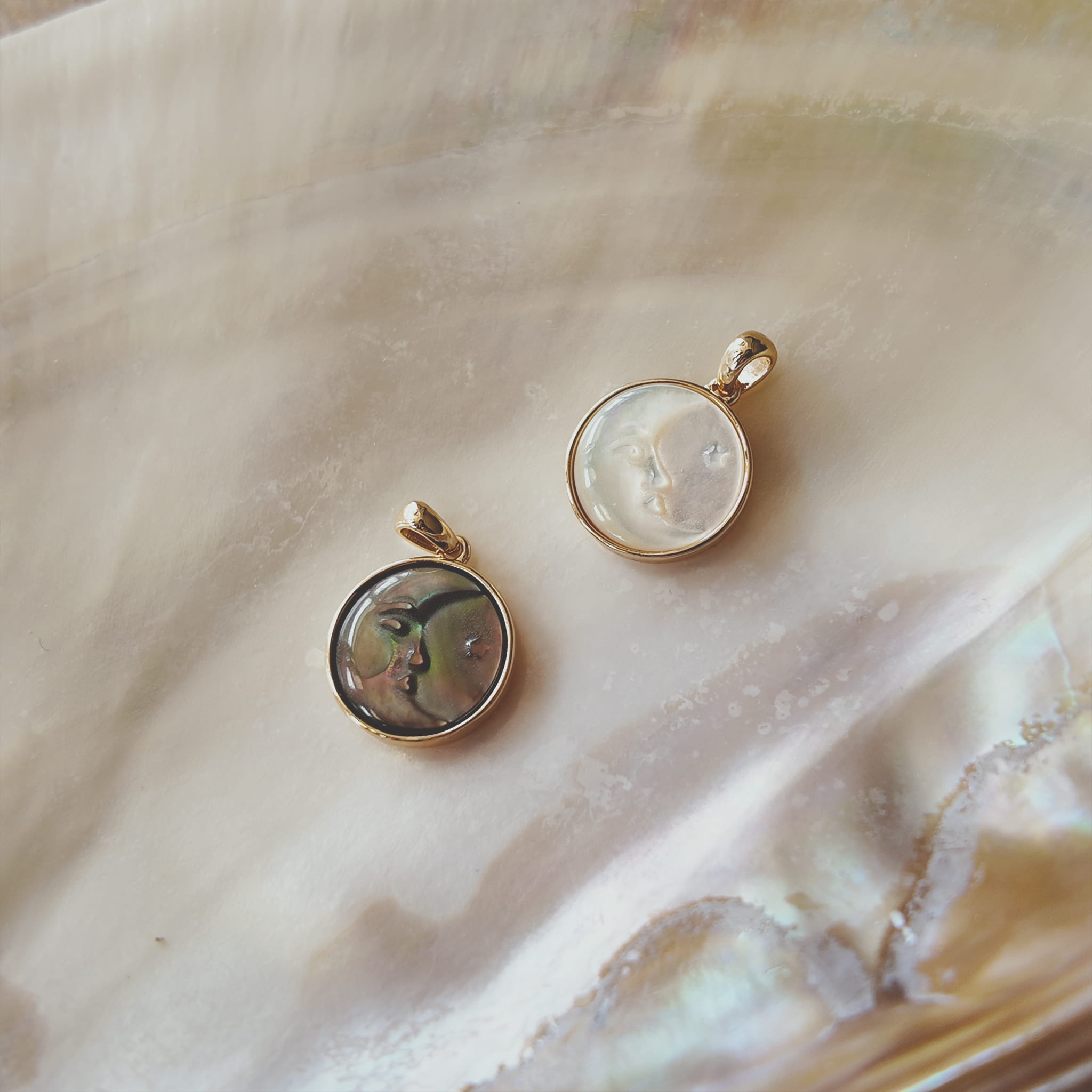 Sleeping Moon & Star Charm