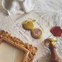 Rose Aura Brass Locket