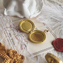 Mother-of-Pearl & Brass Bee Locket