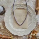 The Lavender Flame Necklace