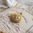 Mother-of-Pearl & Brass Bee Locket