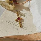 The Crimson Cross Pendant