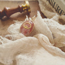 The Devoted Embrace Watermelon Stone Pendant