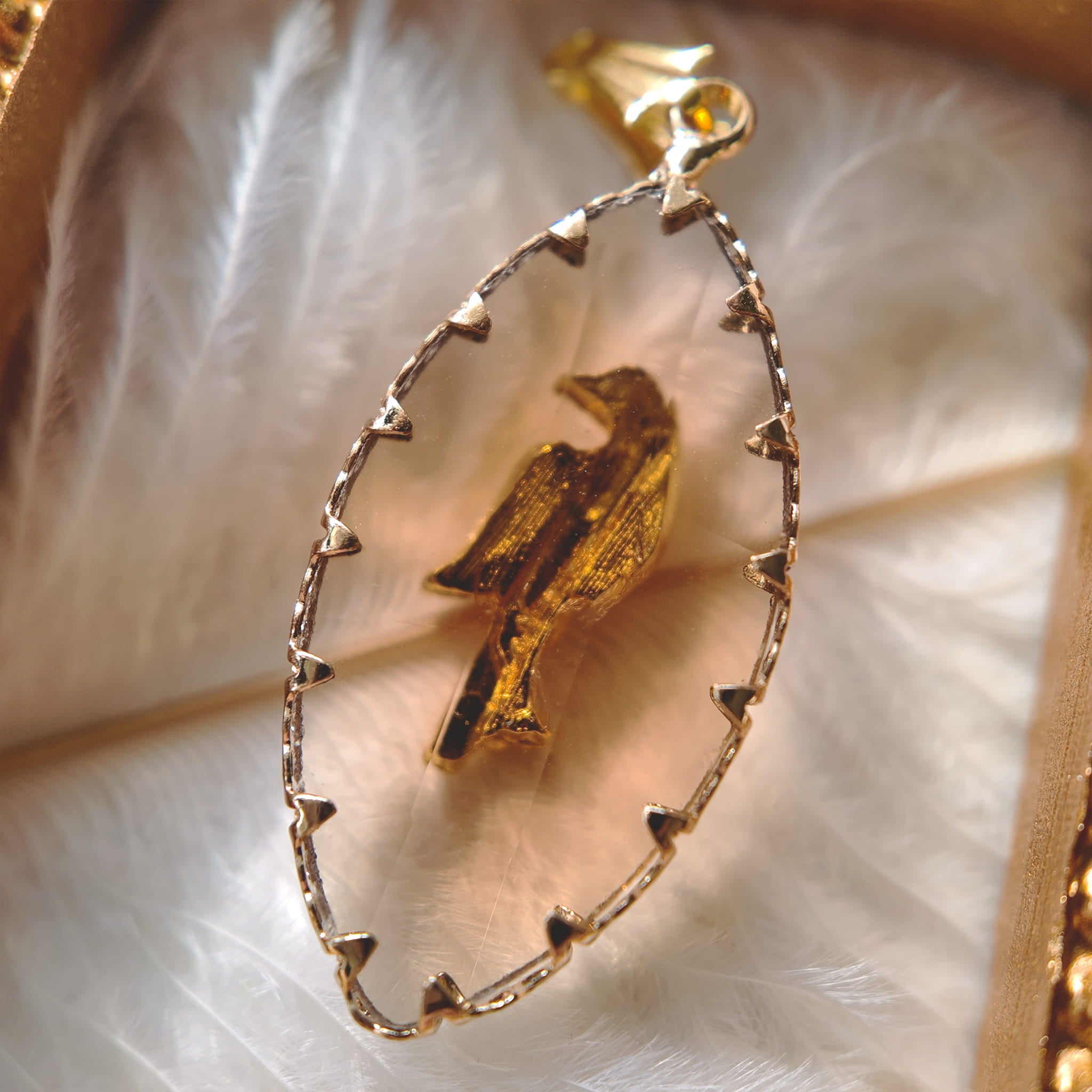 The Gilded Canary Pendant