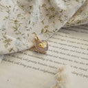 The Sovereign Heart Pink Quartz Pendant