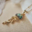 Dancing Jellyfish & Pearl Charm