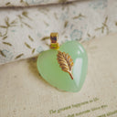 The Verdant Whisper Heart Pendant