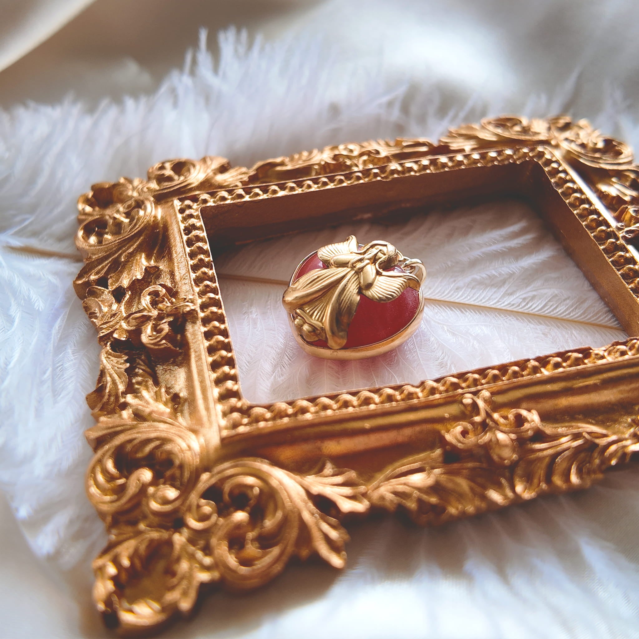 The Crimson Angel Pendant