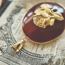 The Scarlet Zenith Rose Pendant