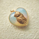 The Opal Mystic Feline Pendant
