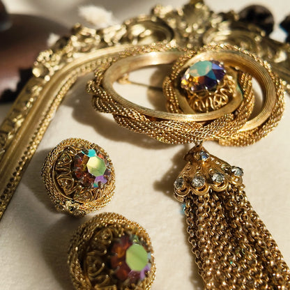 Vendôme "Golden Fleece" Tassel Brooch Set