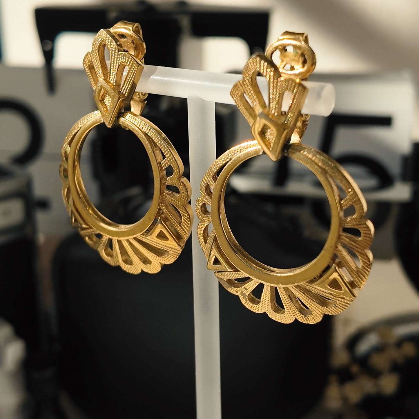 Trifari "Bohemian" Filigree Dangles