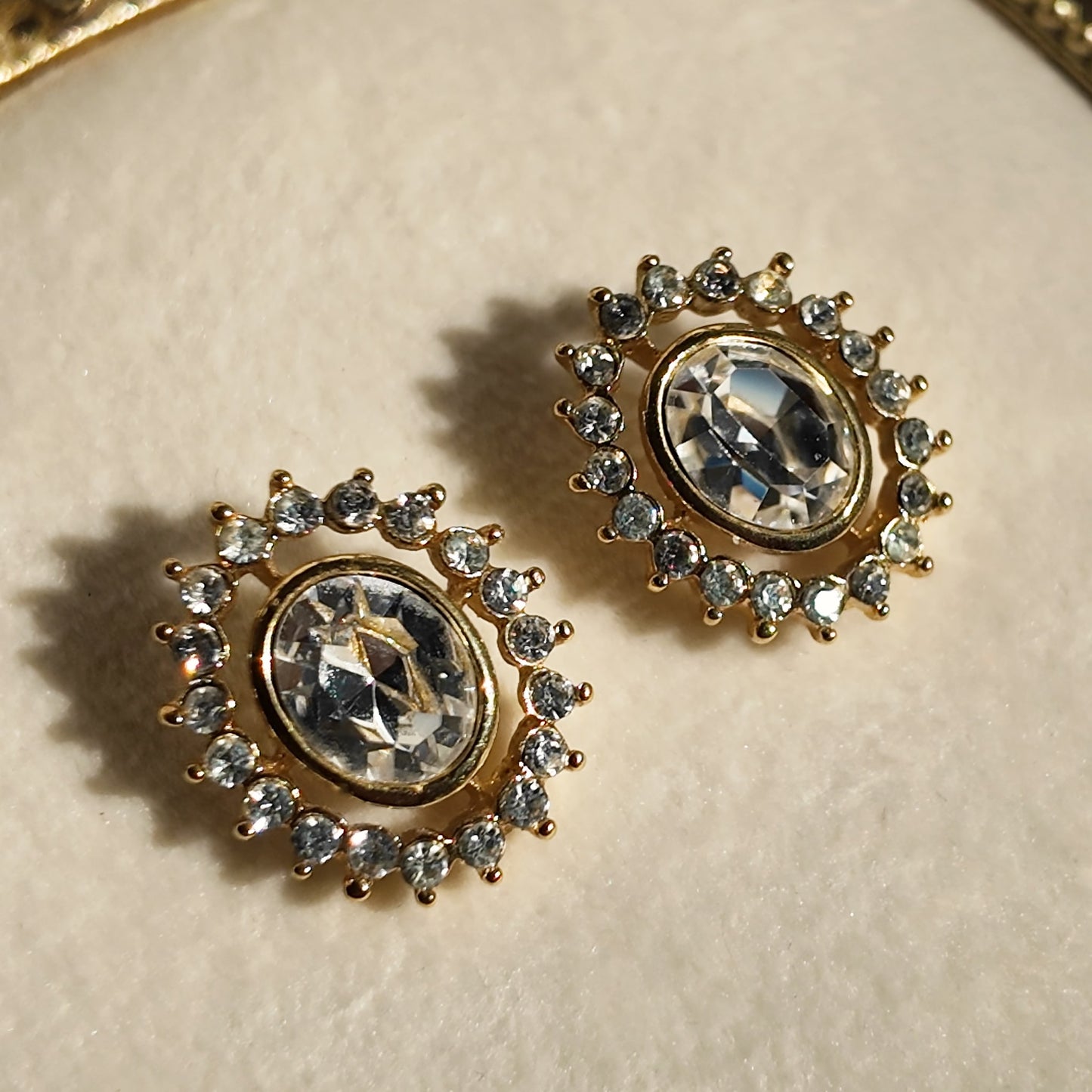 TRIFARI Crystal "Magic Mirror"  Studs