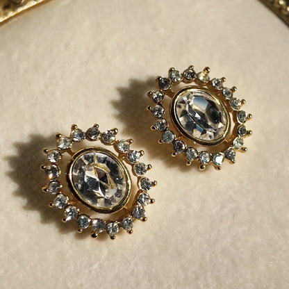 TRIFARI Crystal "Magic Mirror"  Studs