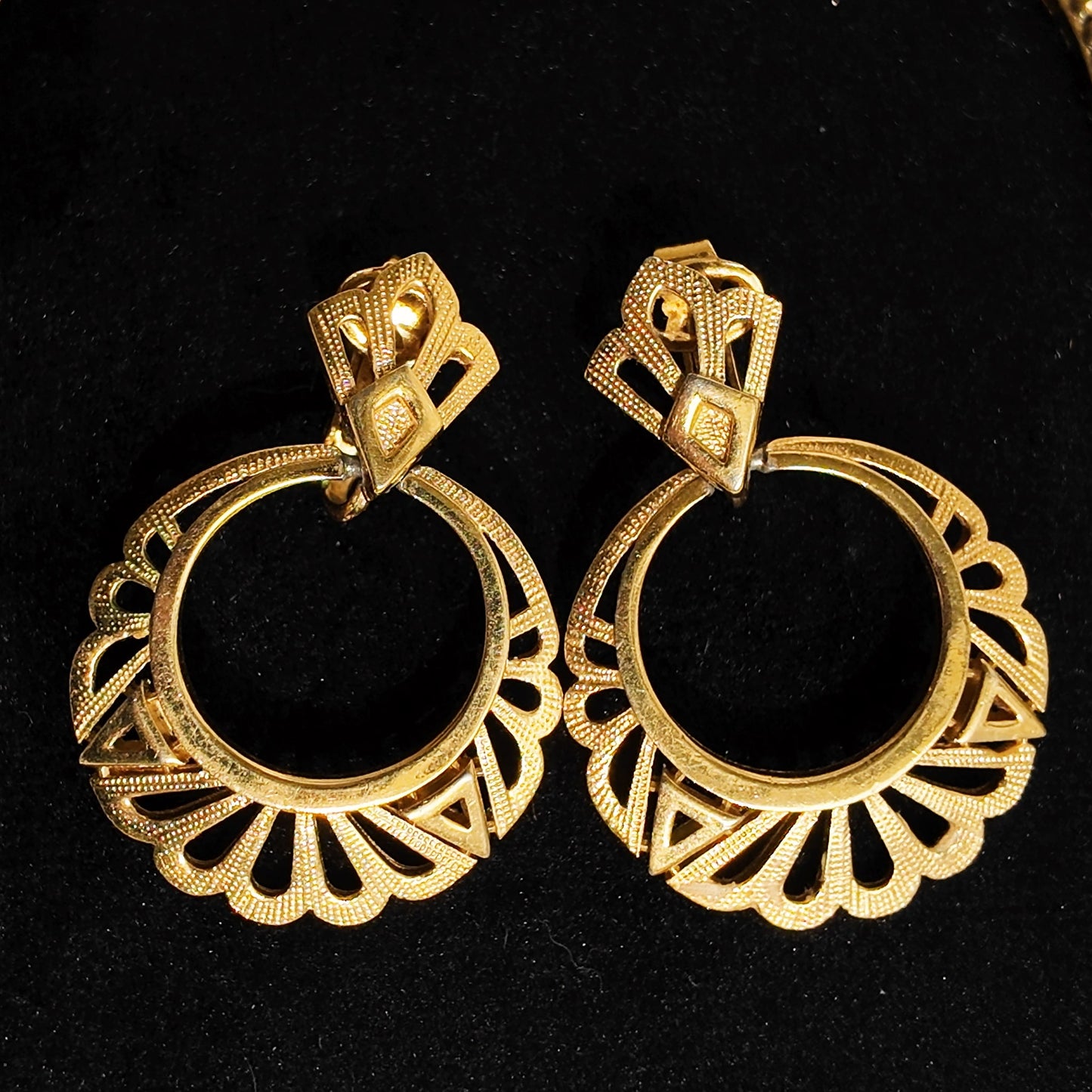 Trifari "Bohemian" Filigree Dangles