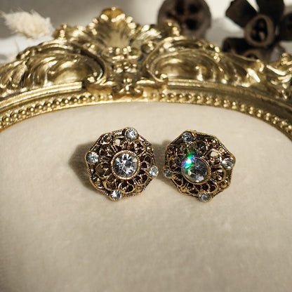 1928 Jewelry Governess's Filigree Studs