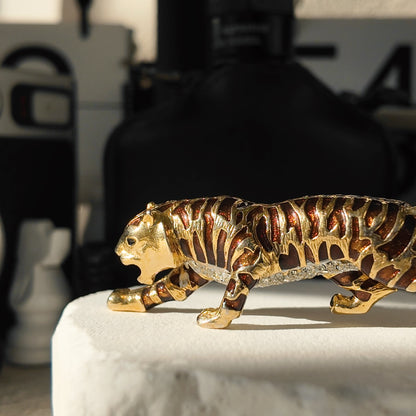 "Untamed" Tiger Statement Brooch