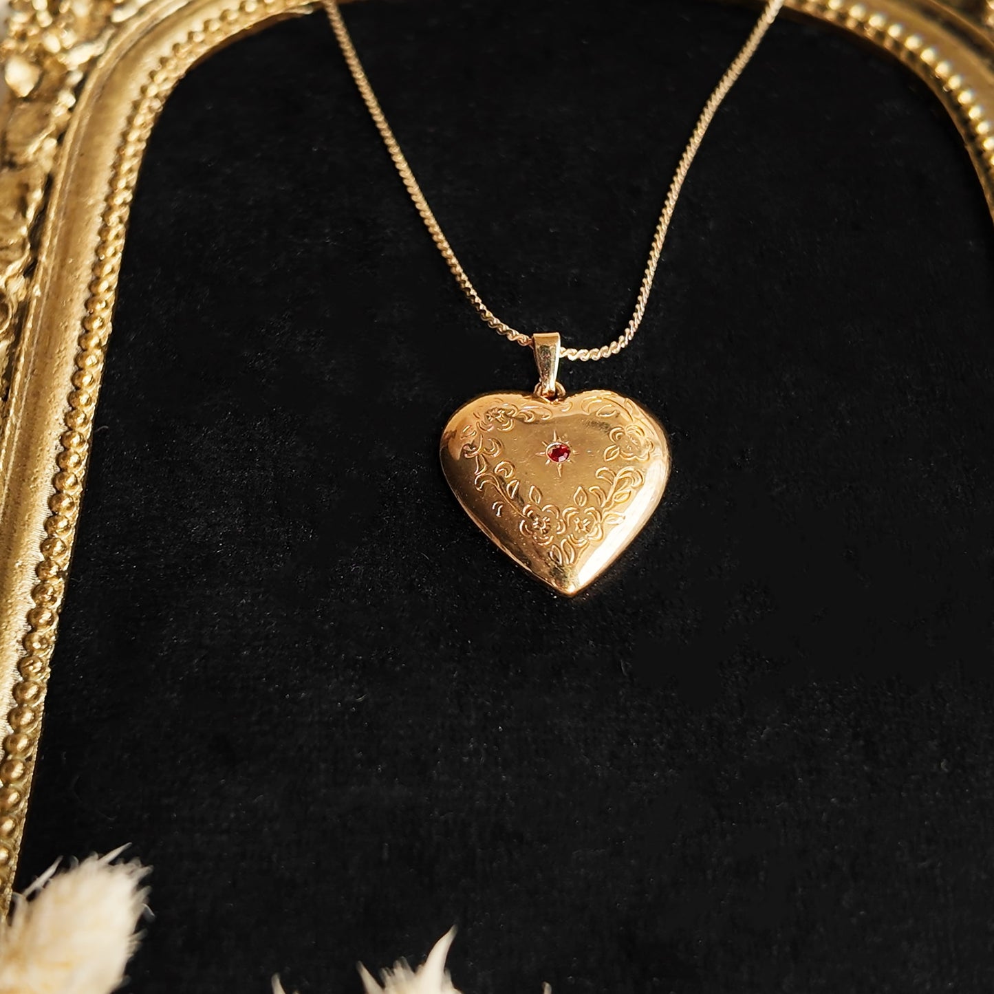 AVON Secret Garden Locket Heart Pendant