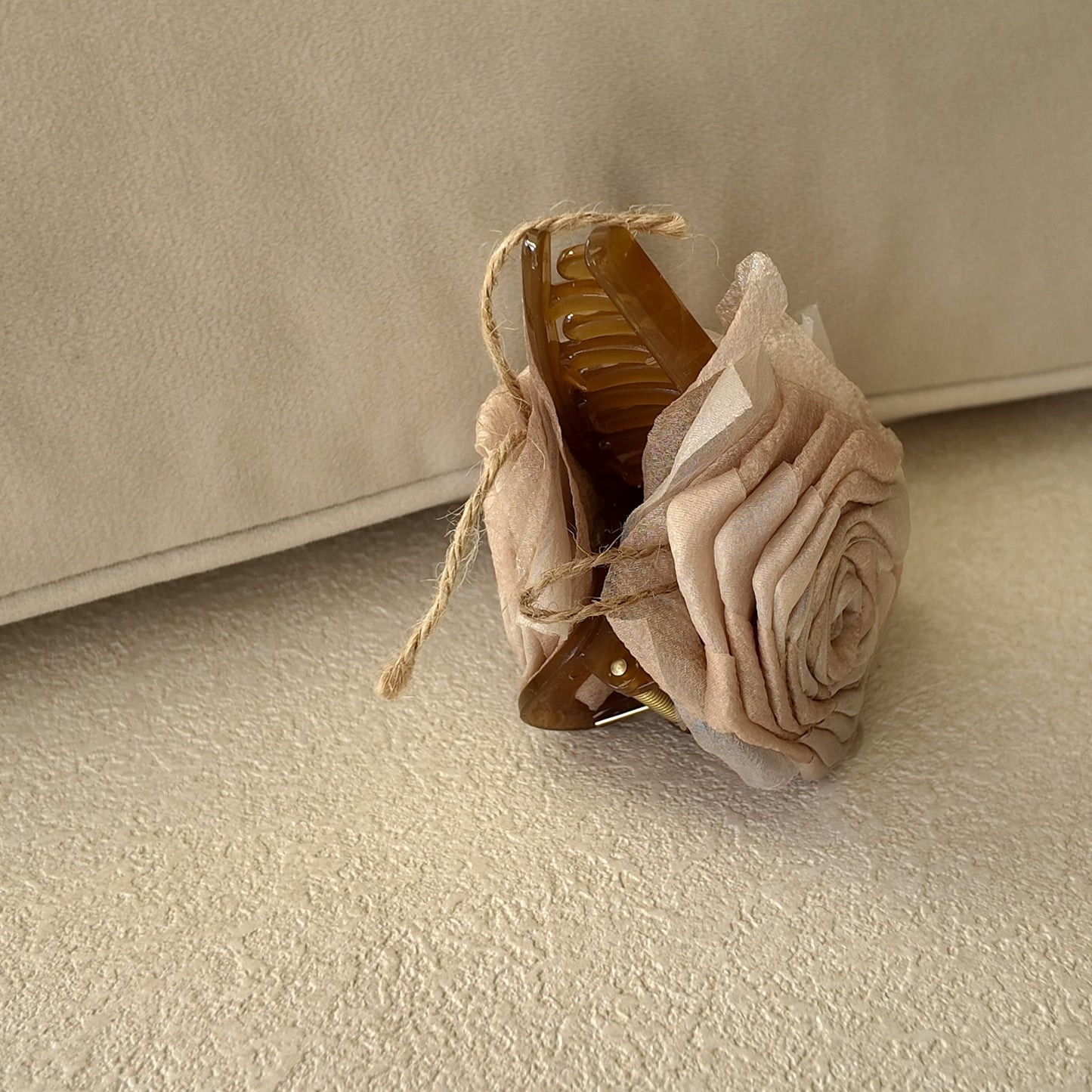 The Last Rose of Autumn Claw Clip