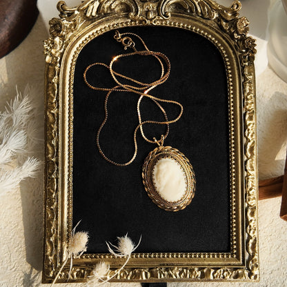 "The Moonlight Goddess" Cameo Necklace