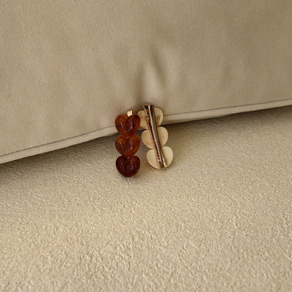 The Coffee Date Heart Clips (Set of 2)