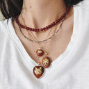 The Vintage Claret Garnet Necklace