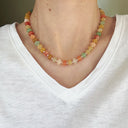 The Citrus Fiesta Silk Jade Necklace