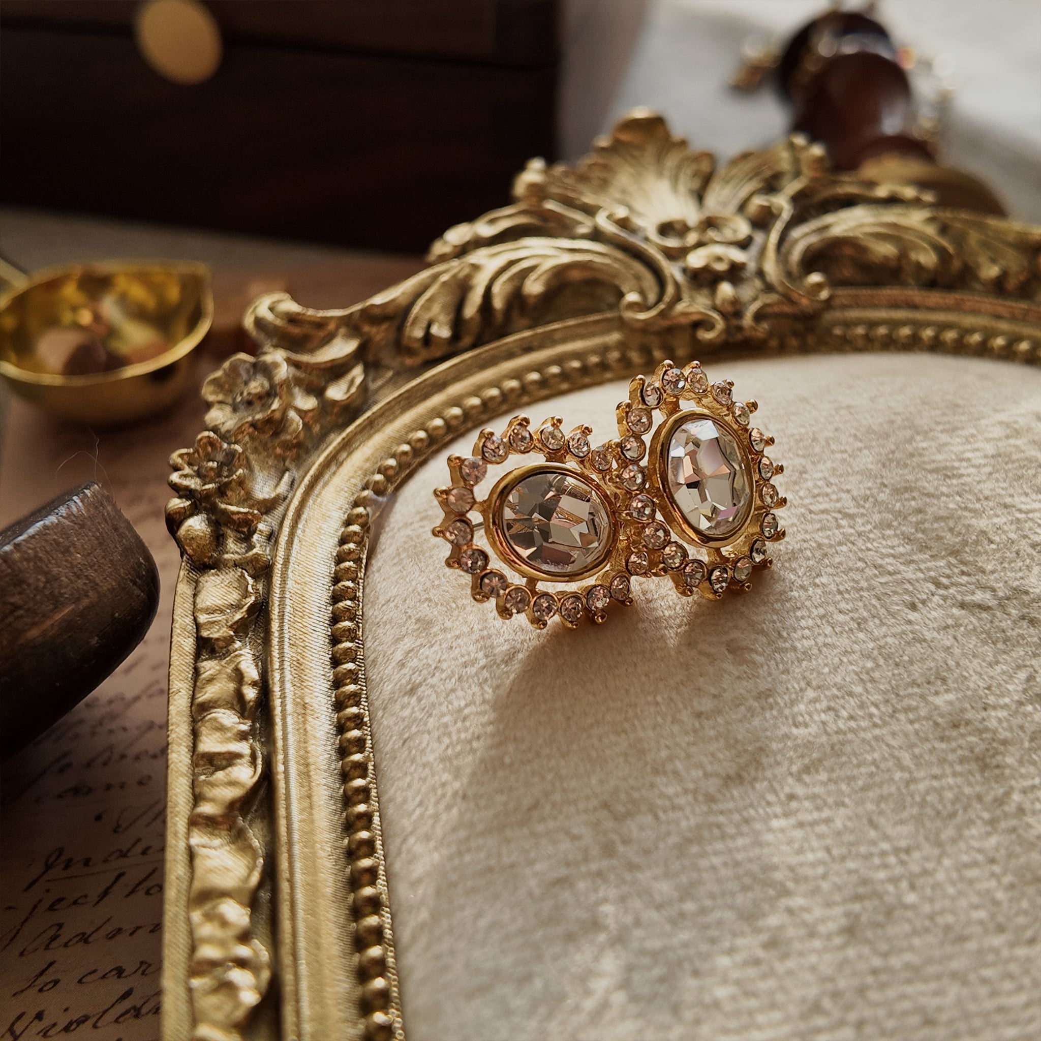 Crystal "Magic Mirror"  Studs