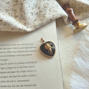 The Guardian's Enigma Black Agate Pendant
