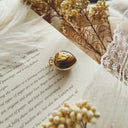 The Amber Whisker Heart Pendant