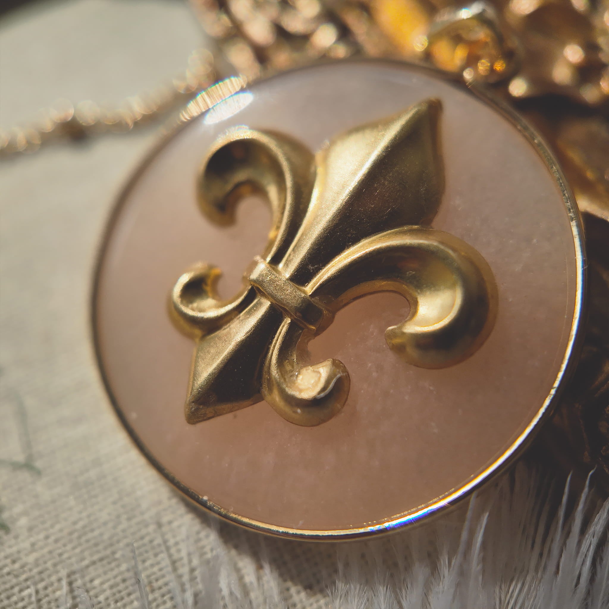 The Iris Medallion Pendant