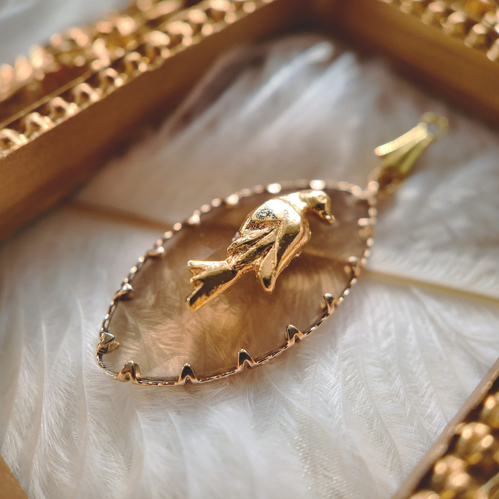 The Gilded Canary Pendant