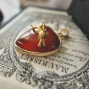 The Springbound Leaping Rabbit Pendant