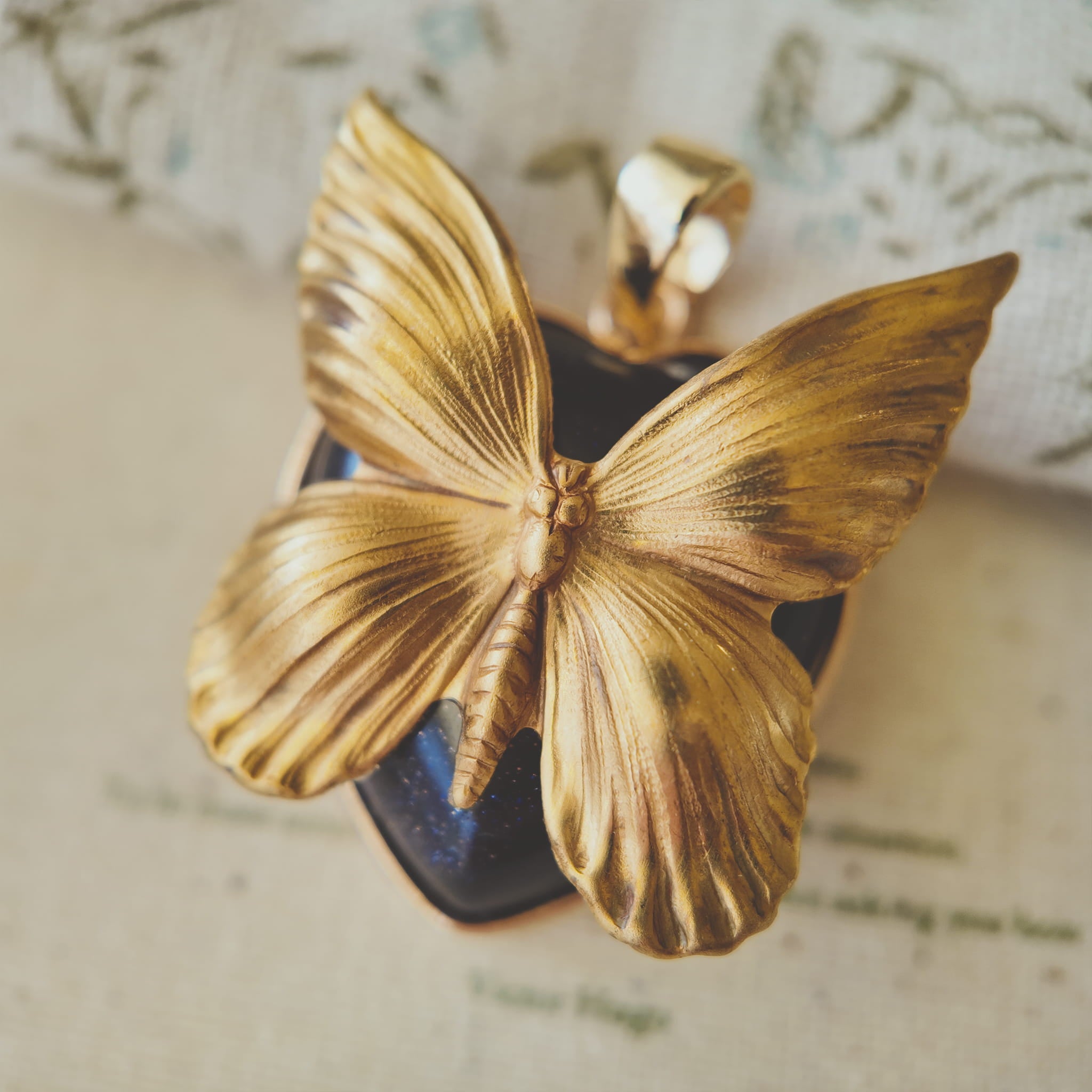 The Night Garden Butterfly Pendant