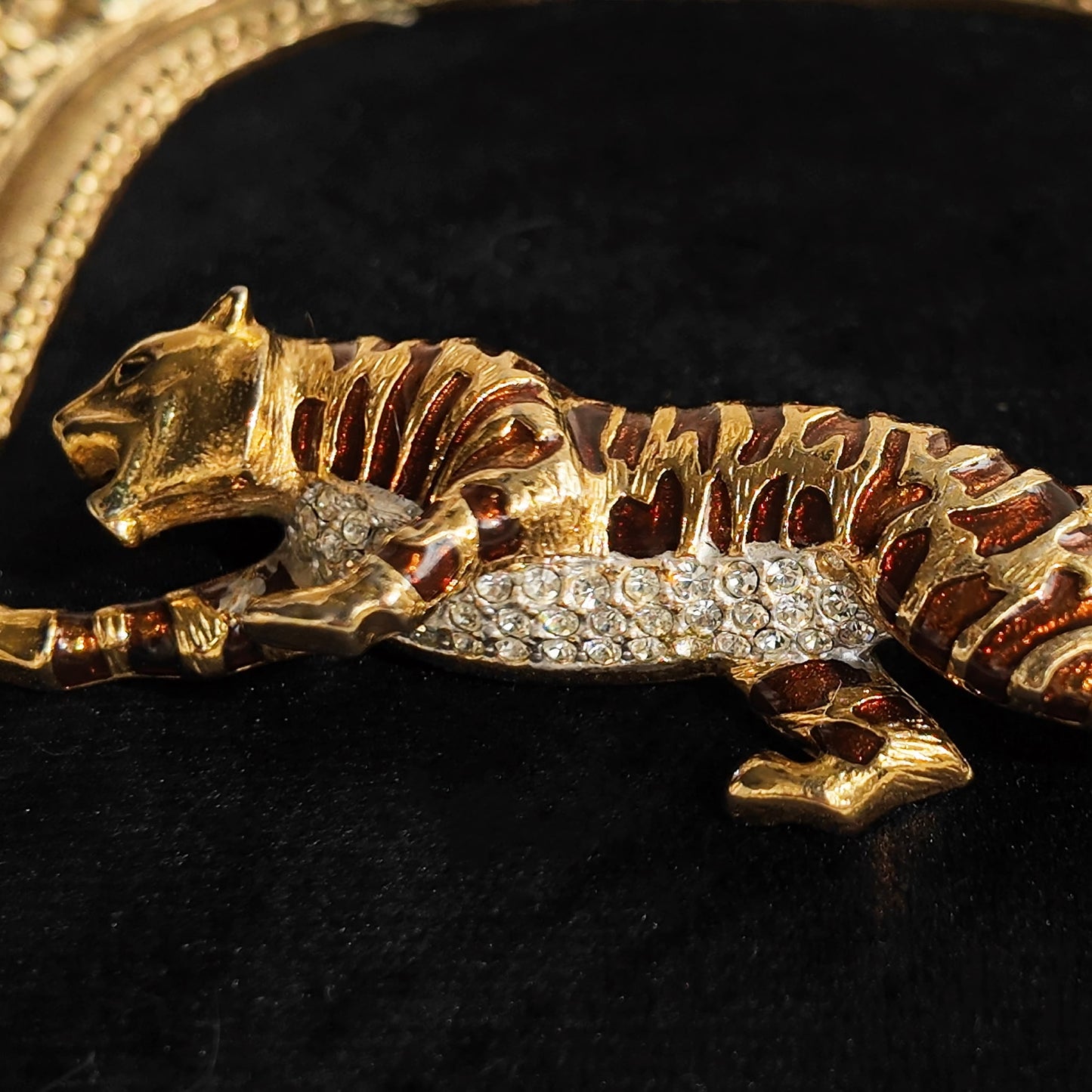 "Untamed" Tiger Statement Brooch