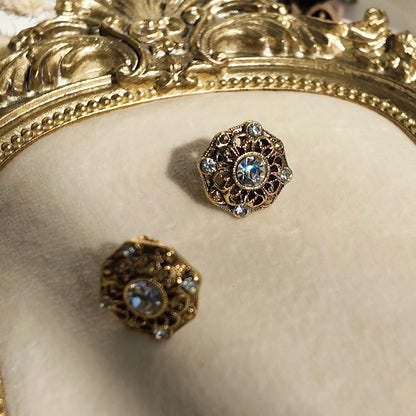 1928 Jewelry Governess's Filigree Studs