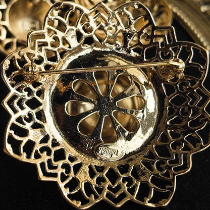 TRIFARI The "Lady's Hat" Brooch & Earring Set